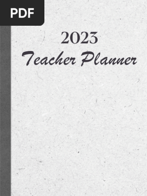 2023 Teacher Planner