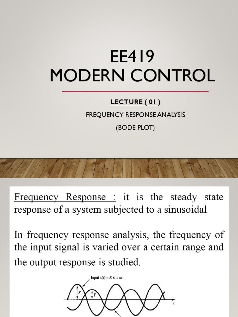 Frequency Response Analysis: Bode Plot | PDF