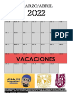 Horario Tecnica de Estudio Marzo:abril