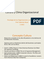 Clase 3 - Cultura y Clima Organizacional