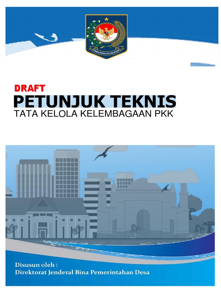 PKK_DRAFT_JUKNIS_TATA_KELOLA_KELEMBAGAAN_PKK-dikonversi[1] | PDF