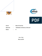 Habilidades de Gerencia y Direccion Tarea Modulo Vi