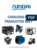 Portafolio Hyundai Power Products 2018