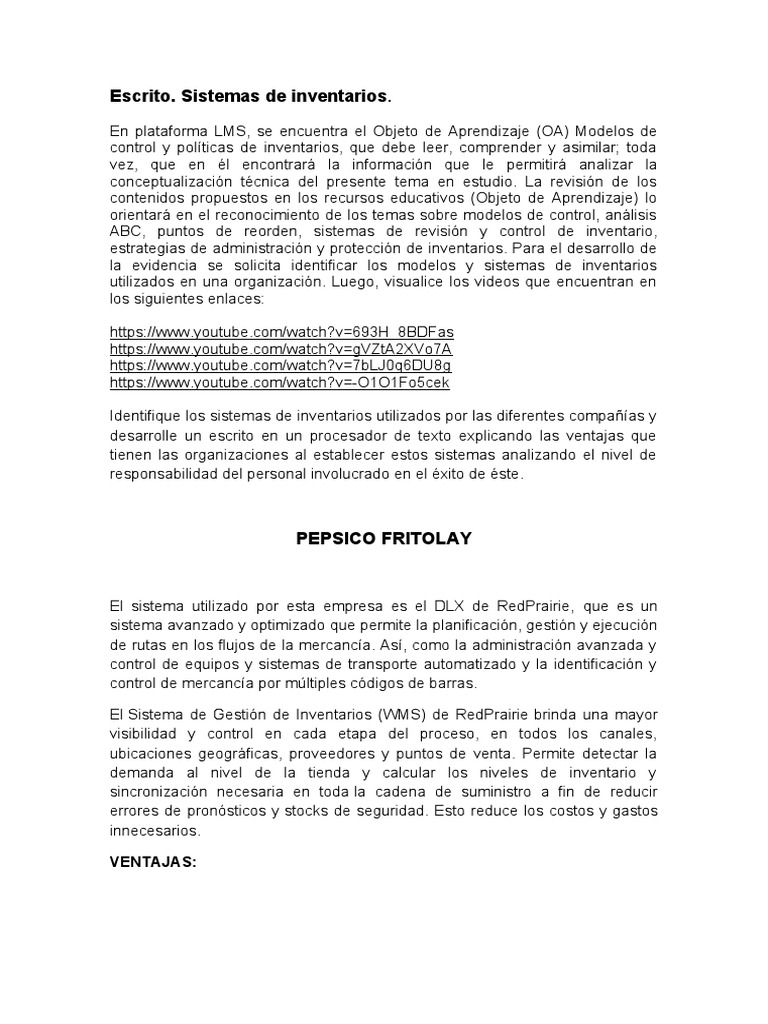 Modelos de Sistemas de Inventarios | PDF | Logística | Inventario