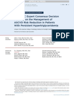 2021 ACC Expert Consensus Decision Pathway On The Management of ASCVD Risk Reduction in Patients With Persistent Hypertriglyceridemia