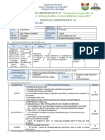 SESIÓN DE APRENDIZAJE N°02 C y T IV BIMESTRE Tema 02 - Melanio