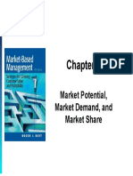 Tugas Strategi Pemasaran - Chapter 3 (Market Potential, Market Demand, and Market Share)