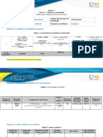 Tablas para El Desarrollo de Los Ejercicios. María Rocío Ordoñez Murcia Natalia Del Roció Mahecha Zootecnia