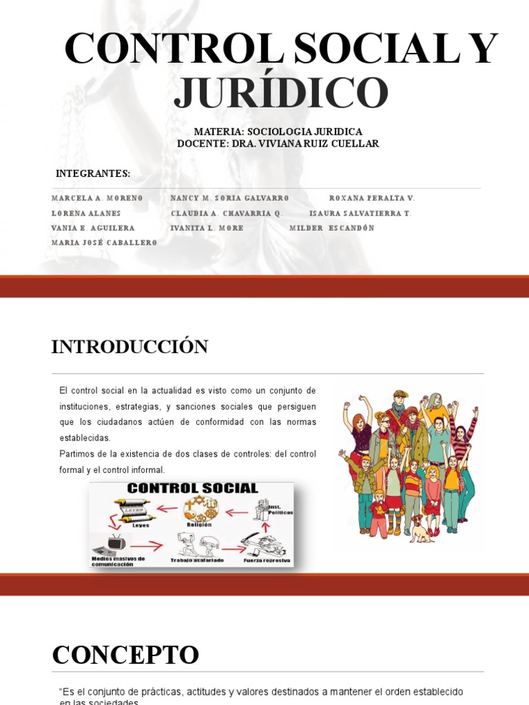 Diapositivas Control Social | PDF | Violación | Sociedad