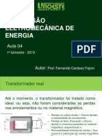 CONVERSÃO ELETROMECÂNICA DE ENERGIA