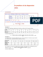 2de Parametres Position Dispersion