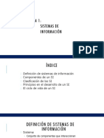 Tema 1: Sistemas de Información