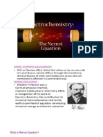 The Nernst Equation: Calculating Cell Potential