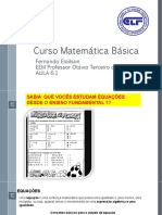 Matematica Basica 1 - AULA - 06