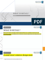 What Is Retail?: Project No.1