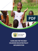 Guidelines For Implementation of ECE Policy