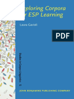 Laura Gavioli - Exploring Corpora For ESP Learning (Studies in Corpus Linguistics) (2005)