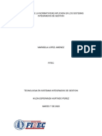 Importancia de La Normatividad Aplicada en Los Sistemas Integrados de Gestion