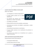 ¿Quiénes Deben Estar Afiliados A La Obra Social?: Huellas Misioneras