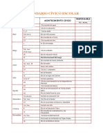 Calendario Cívico Escolar 2023