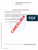 Cancelada: Contêiner - Dispositivos de Canto - Especificação