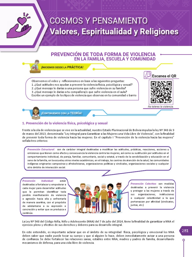 Valores y Prevención de Violencia Comunitaria | PDF | La violencia ...