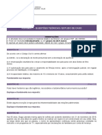 Atividade 1 - Questões Teóricas / Estudo de Caso: Nome(s)