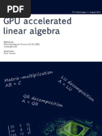 GPU Accelerated Linear Algebra