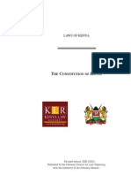 Kenya's Old Constitution (Revised 2008)