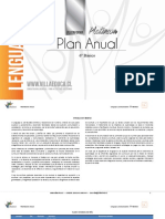 Planificacion Anual - LENGUAJE Y COMUNICACION - 6Basico - P