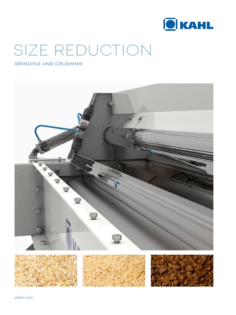 Size Reduction Grinding and Crushing | PDF | Mill (Grinding)