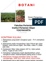 Botani: Fakultas Pertanian Institut Pertanian Stiper Yogyakarta