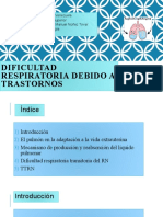 Dificultad Respiratoria Debido A Trastornos