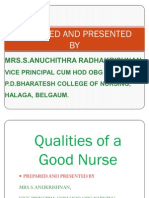 Nursing, nurse and their qualities