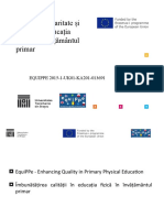 Interdisciplinaritate Și Calitate În Educația Fizică În Învățământul Primar