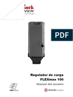 Regulador de Carga Flexmax 100: Manual Del Usuario
