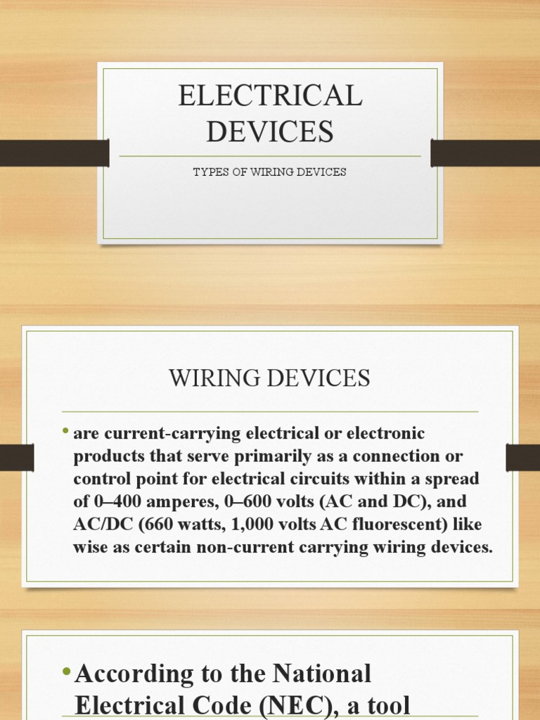 Electrical Devices PDF
