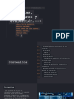 Presentación Propuesta Técnica Desarrollo Código Programación Fondo Oscuro