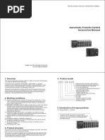 1 - (英文中性) YES1系列 QM型双电源转换开关说明书