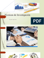 Técnicas de Investigación: Mg. Sara Vega Torres