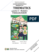 Mathematics: Quarter 3 - Module1 Parallelogram
