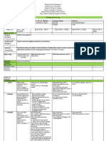 Weekly Lesson Log: Content Standard Performance Standard Learning Competency Daily Task