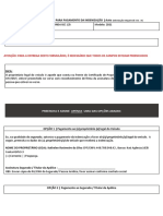 Autorização para pagamento de indenização de auto seguro