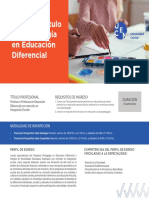 Segundo Título de Pedagogía en Educación Diferencial