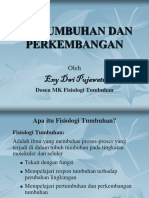 Pertumbuhan Dan Perkembangan