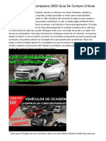 Coches KM 0 Seminuevos Y Segunda Mano Umtqt PDF