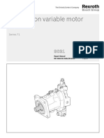 Axial Piston Variable Motor A6Vm: Series 71
