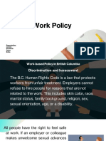 HCA IP - Work Policy