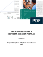 Tecnologia Social E Reforma Agrária Popular: Felipe Addor Farid Eid Davis Gruber Sansolo (Orgs) Vol. II