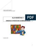 Slovenščina 1: Srednje Strokovno Izobraževanje